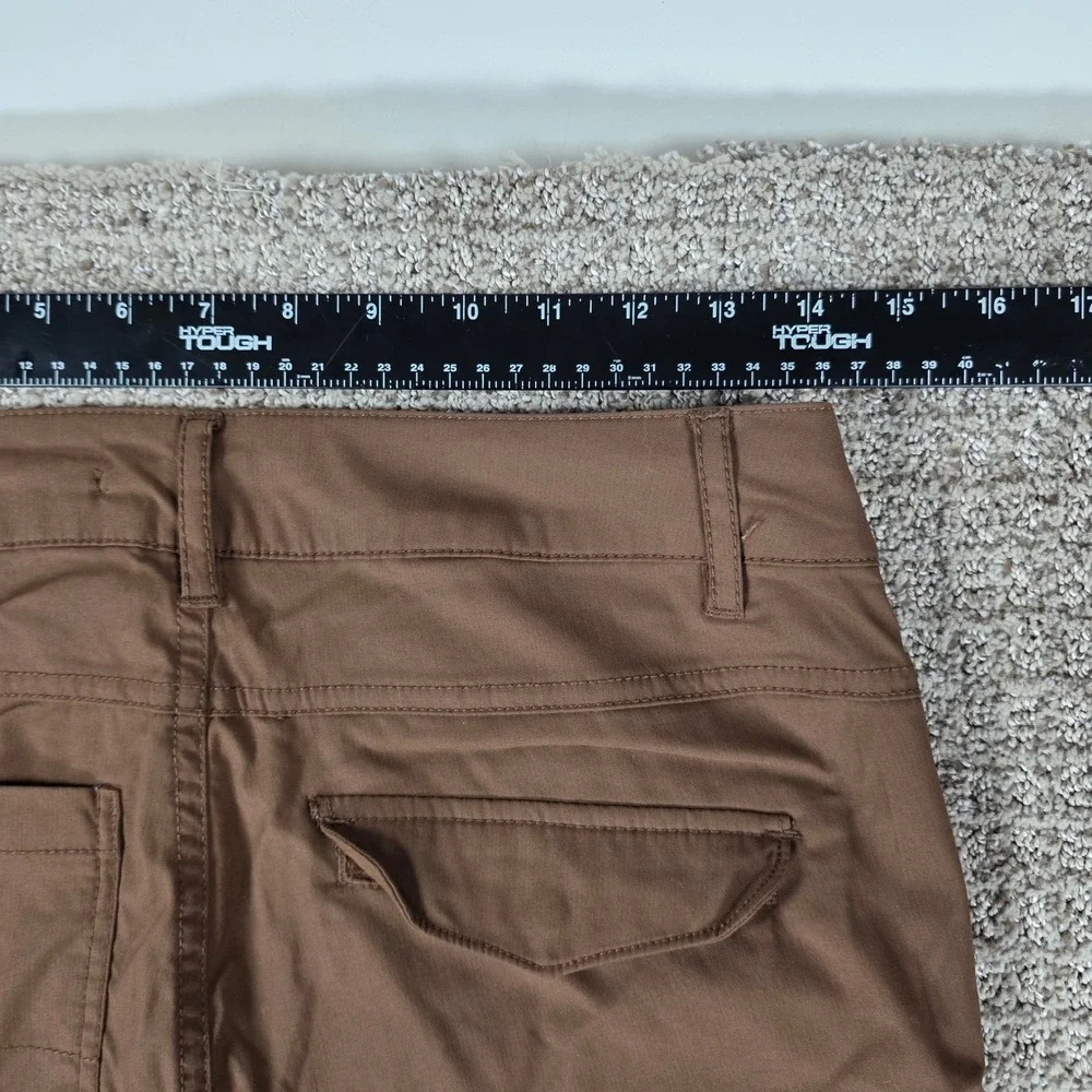 Roark Layover Trail Pants Mens 28x30 Brown Stretch Nylon Adventure Travel Chino